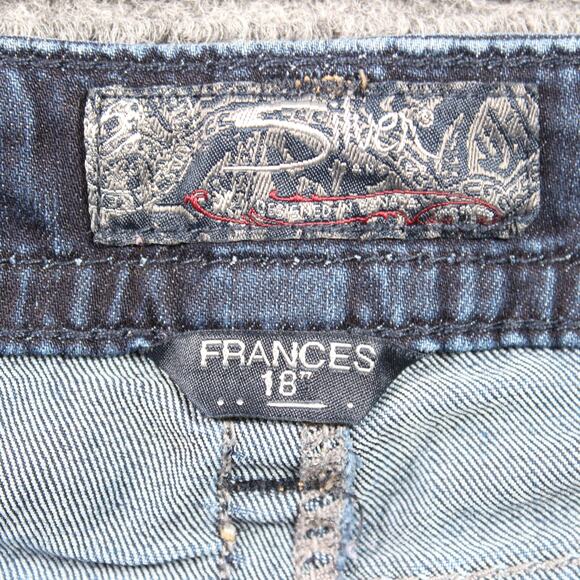 Silver Jeans Co. Frances 18” Bootcut – Women’s W33 L33, Dark Wash, Contrast - Picture 4 of 9